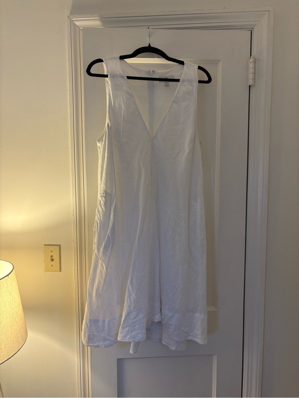 Banana Republic White High-Low Dress